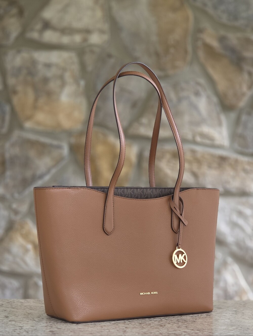 Michael Kors Arden Large Brown Tote